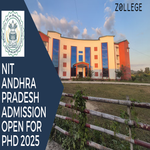 NIT Andhra Pradesh Admission Open For PhD 2025